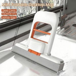 2025 New Mini Xách Tay Tự Ép Lau Ướt Và Khô Sử Dụng Nhà Bếp Máy Tính Để Bàn Thủy Tinh Hộ Gia Đình Làm Sạch Miếng Bọt Biển Lau - Product Image 2