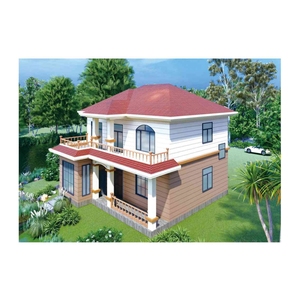 Modular Light Steel Container Housing Cabin 2 Story Prefab Homes For Cold Weather