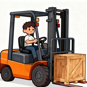 2.5 Ton Seated Electric Forklift 1070*122*40mm Forks Compact Counterbalance Warehouse Truck - Product Image 2