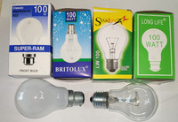 Ampoule chinoise givrée 100w E27 B22 220V 110V A60 Lampe à incandescence