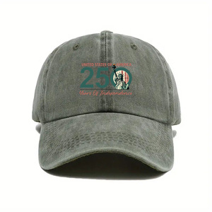 Cappellino da baseball per il 250° anniversario della fondazione degli Stati Uniti, cappello vintage da esterno con visiera morbida per uomo - Product Image 6