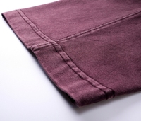 Oversize YKH 285GSM O cuello 100% algodón ácido lavado verano manga corta hombro caído alta calidad hombres camiseta