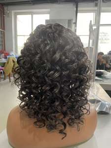 <span class=keywords><strong>Parrucche</strong></span> Bob Naturali Lisce e Ondulate Grigie, <span class=keywords><strong>Capelli</strong></span> Umani <span class=keywords><strong>Veri</strong></span> Sale e Pepe, <span class=keywords><strong>Parrucche</strong></span> Full Lace HD 5x5 Senza Colla Pronte all'Uso - Product Image 5