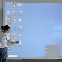 Tableau interactif intelligent multilingue Android, résolution 4K, design pliable, caméra, enseignement scolaire WEDIDIT