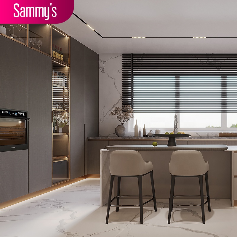 Painted Finish Kitchen Cabinet