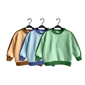 <span class=keywords><strong>Sudaderas</strong></span> Extra Grandes de Felpa Francesa con Logotipo Bordado Personalizado para Bebés y Niños, Conjunto a Juego para Mamá e Hija - Product Image 4