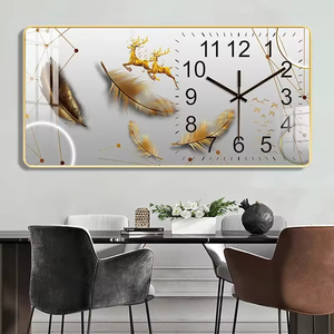 2025 new light luxury living room decorative painting <strong>wall</strong> <strong>clock</strong> porch <strong>wall</strong> <strong>clock</strong> creative <strong>silent</strong> <strong>wall</strong> <strong>clock</strong> - Product Image 2
