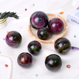 New <b>Crystal</b> Spheres Wholesale Colorful Natural Agate Stone <b>Ball</b> Sphere for Healing Decoration - Product Image 5