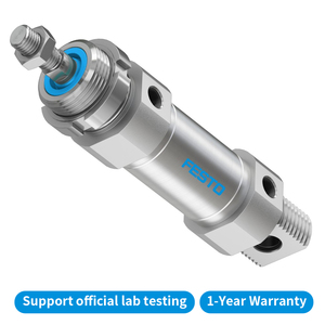   Actuador Neumático Universal de Cilindro Redondo Estándar DSNU, Múltiples Opciones de Montaje, Cuerpo de Acero Inoxidable DSNU-32-10-P-A - Product Image 4