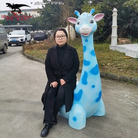 Chaise Animal Cartoon pour enfants Produit en fibre de verre