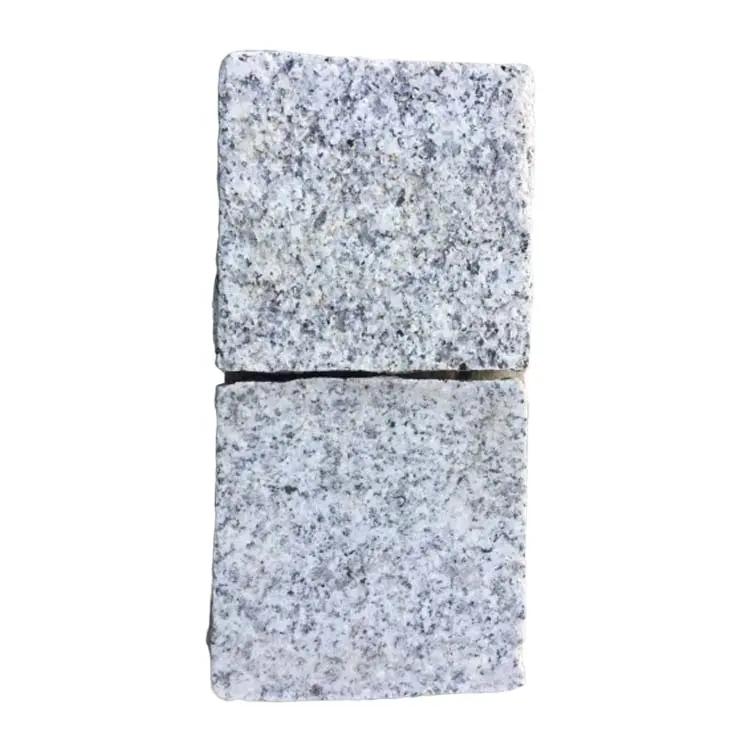 Drive Way Stones Free Sample Natural Stones Grey Granite Cubes for Outdoor Paving