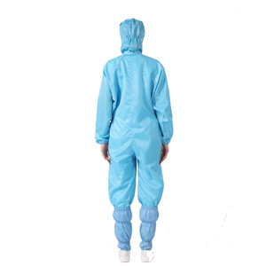 ブルー<span class=keywords><strong>esd</strong></span>スモックガウン/<span class=keywords><strong>esd</strong></span>衣料品食品業界向け帯電防止スーツ - Product Image 3