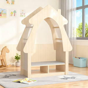 Libreria Montessori dal Design Moderno per Asilo Nido, Angolo Lettura, Arredamento per Cameretta e Biblioteca - Product Image 1