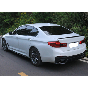 Kit de Carrocería Nuevo de Fibra de Carbono Húmeda para Parachoques Delantero/Trasero, Faldones Laterales y Luces Antiniebla, Estilo MP, para BMW Serie 5 2016-2023 G30 - Product Image 5