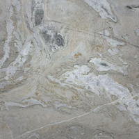 Dalle de marbre Bridge Breccia - Marbre naturel beige avec motif tourbillonnant nuageux pour comptoir, mur et sol, grande dalle finition cuir