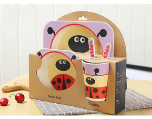 <span class=keywords><strong>dibujos</strong></span> <span class=keywords><strong>animados</strong></span> de animales pequeños para los niños de la cocina de Casa de bambú de la cena de los niños conjunto - Product Image 4