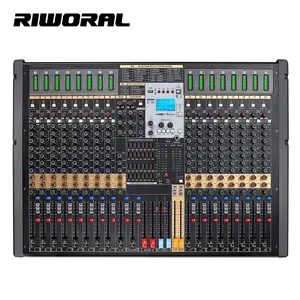 TFB-20 Riworal 20 Kanal Professional Studio Audio Mixer DJ Sound Controller USB MP3-Player