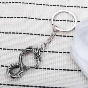 Vintage Chinese Keychain Metal Dragon Lucky <b>Key</b> <b>Chains</b> Gift for Men and Women <b>Key</b> Ring Charm Pendant Accessories Dragon Keychain - Product Image 5