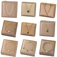 Colliers en acier inoxydable pour femmes, pendentifs haut de gamme, bracelets papillon tendance pour femmes, vente en gros de bijoux