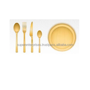 ชุดช้อนส้อมไม้ ชุดช้อนส้อมไม้โบราณ สไตล์พรีเมี่ยม ชุดไม้ Flatware รูปแบบใหม่ โรงแรม ร้านอาหาร อุปกรณ์ช้อน - Product Image 5