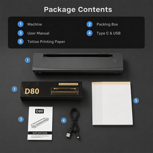 A4 Tattoo Thermal <strong>Stencil</strong> <strong>Printer</strong> 203DPI Wireless USB Inkless Fast Transfer for Professional Tattooist Mobile Tattoo Service - Product Image 5