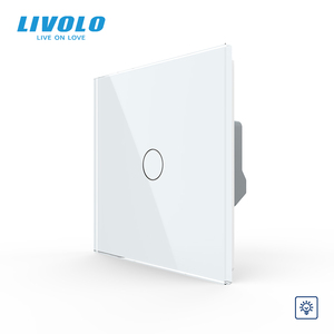 Livolo Interrupteur intelligent ultra-régulateur de luminosité de haute qualité, type 86 UK EU, 1 gang 2 voies, design de <span class=keywords><strong>luxe</strong></span> pour maison intelligente, luminosité réglable - Product Image 1