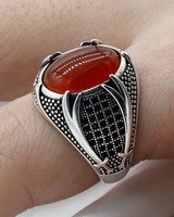 Bague Rétro Classique Homme Européenne et Américaine 2026, en Alliage, Diamant Ovale, Design à Deux Lames Courbes, Électroplaquée