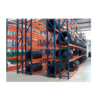 Moto commerciale pour entrepôt étagère de pneus support de stockage de pneus de camion en métal pliant empilable support de pneu pliable