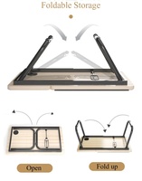 Support d'ordinateur portable réglable en hauteur support d'ordinateur Portable Table d'ordinateur portable pour ordinateur portable travail à domicile petit bureau