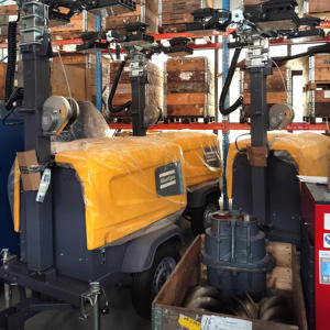 Atlas Copco Hilight V7 + V5 + Neo Di Động Di Động <span class=keywords><strong>LED</strong></span> Chiếu Sáng Tháp 7.5M Chiều Cao <span class=keywords><strong>LED</strong></span> Kubota Động Cơ - Product Image 5