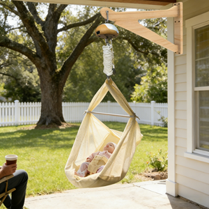 Hamac automatique pour bébé : Solution de sommeil apaisante de qualité supérieure pour les nouveau-nés, norme européenne avec maille respirante et moteur silencieux - Product Image 6