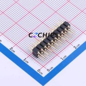 PZ254-2-10-Z-C Pin Header Through hole Component (THT),P=2.54mm Connector 2x10P 2.54mm 2.54mm Round Pin - Product Image 2