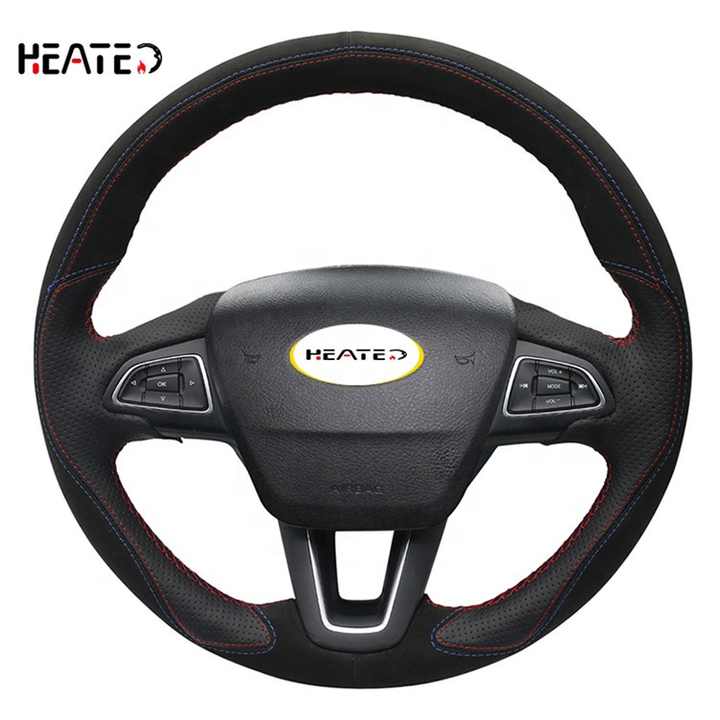 Steering Wheel Cover for Ford Focus 3 2015-2018 Kuga 2016