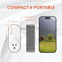 Protecteur de tension robuste GD-V583 20A 4400W avec protection contre les surtensions 525J et temporisation de 180 secondes pour climatiseur et réfrigérateur