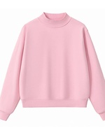 Pull ample à col montant pour femme, coupe décontractée, doux et décontracté pour tous les jours