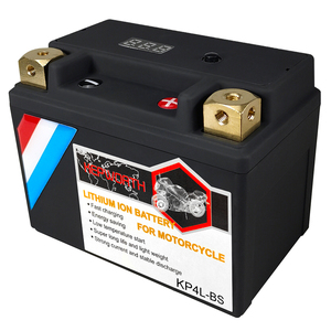 Kepworth-<span class=keywords><strong>Batterie</strong></span> de Moto Kepworth <span class=keywords><strong>4L</strong></span>-<span class=keywords><strong>BS</strong></span> 160CCA, <span class=keywords><strong>Batterie</strong></span> de 12V, 24Wh LiFePO4, Lithium-Ion Phosphate, Congélation Froid, Puissance Plus Forte - Product Image 1