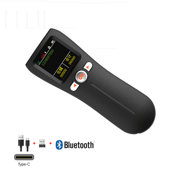 Mini Wireless QR Barcode Scanner, 3 in 1  Portable Pocket Small 1D 2D Bar Code Reader, Automatic Fast Scanning for POS