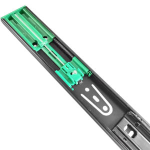 Guías deslizantes <span class=keywords><strong>de</strong></span> extensión completa <span class=keywords><strong>para</strong></span> cajón telescópico, rodamiento <span class=keywords><strong>de</strong></span> bolas <span class=keywords><strong>de</strong></span> alta resistencia, tipo <span class=keywords><strong>de</strong></span> cierre suave, guías deslizantes <span class=keywords><strong>de</strong></span> dos vías - Product Image 2