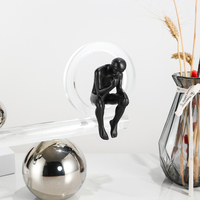 Penseur cristal planche d'équilibre moderne minimaliste décor à la maison Sculpture table salon cristal ornements