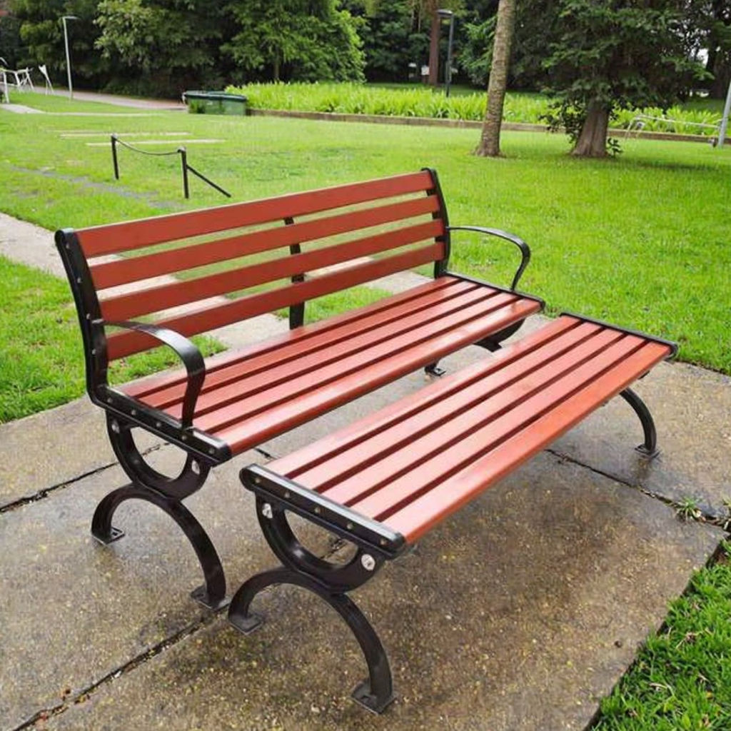 Balcony Lounge Chair Bench Stylish Colorful Outsunny Wooden Chaise