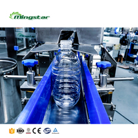 Machine de remplissage d'eau pure en bouteille en plastique PET entièrement automatique 3 en 1 CGF8-8-3 pour ligne de production d'eau