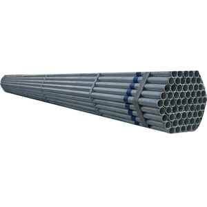 Tuyau en acier galvanisé de haute qualité Sch40 ASTM A53 4 pouces de diamètre 6m et 5,8m de longueur Tuyau rond en acier galvanisé - Product Image 1