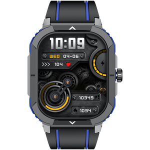 Montre connectée HK56 IP68 avec écran AMOLED de 2,06 pouces, NFC pour appels Bluetooth, surveillance de la pression artérielle, prévisions météorologiques, boussole - Product Image 4