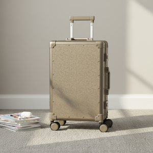<span class=keywords><strong>Valise</strong></span> rigide en aluminium de luxe personnalisée et tendance avec roulettes pivotantes, serrure TSA, sans frais de moule pour les tailles non standard sur mesure - Product Image 4