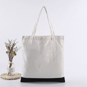 Sac à main de voyage en toile personnalisé avec logo brodé 8 couleurs pour femme, sac en coton avec franges et poche - Product Image 2