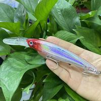 Leurre de pêche lourd en mer 48g Drag Minnow Fishing Isca Eau de mer artificielle Peche Bass Appâts de pêche