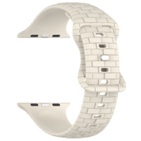 Bracelet intelligent en silicone multi-couleurs avec fermoir papillon pour I Watch 38 40 41 42 44 45 49MM