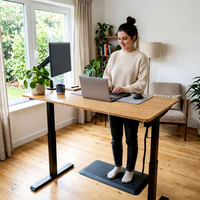 Bureau debout électrique à double moteur avec 4 préréglages de mémoire |   Bureau assis-debout réglable en hauteur, robuste, pour le bureau à domicile