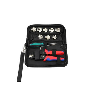 Terminaux de fil SN-58B électrique isolé 2546B 03H 02C 06 X6 06WF 2549 Mâchoires à changement rapide Pince à sertir à cliquet jeu de sacs - Product Image 1