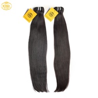 Extensions de cheveux humains brésiliens bruts de 30 pouces, double épaisseur, faible chute, cuticules alignées, pour femmes noires